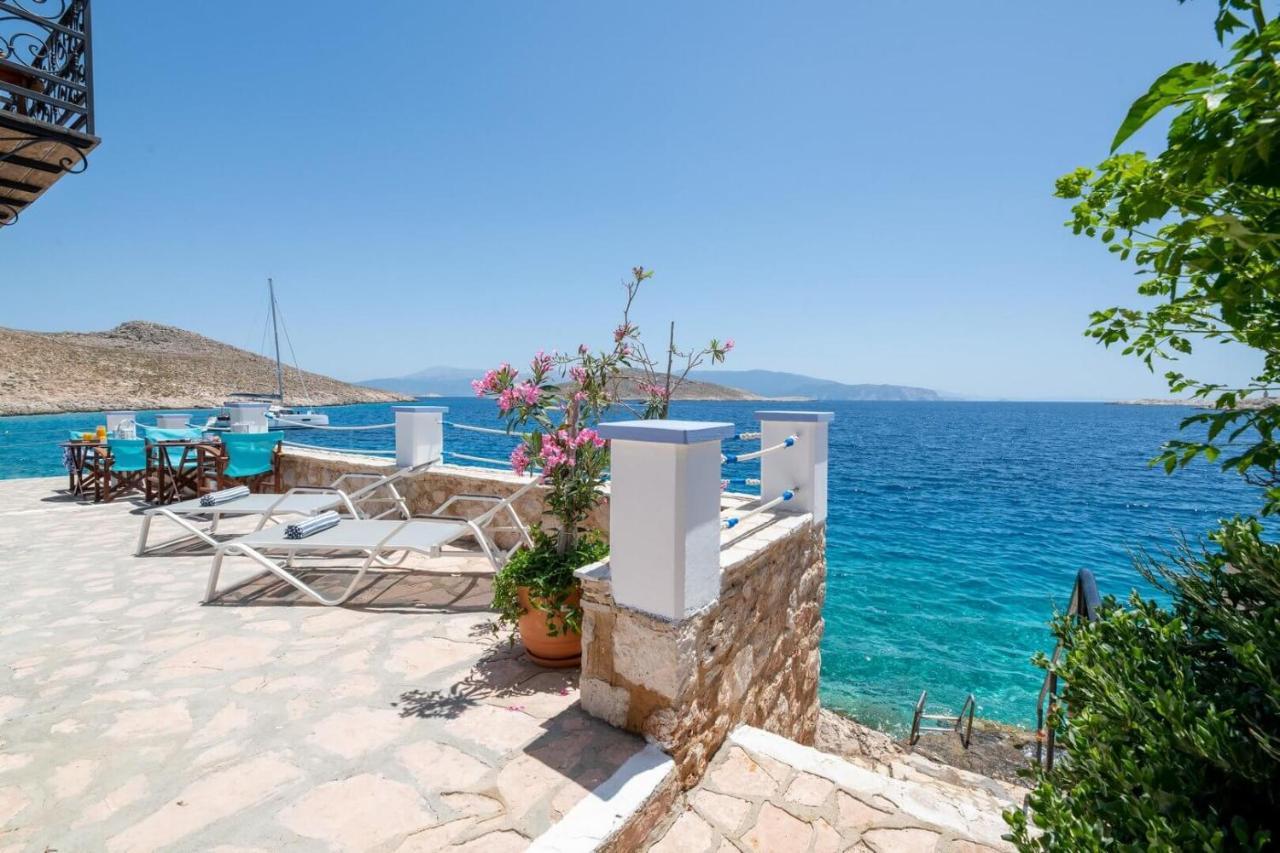 Villa Leleka Chalki Town Bagian luar foto