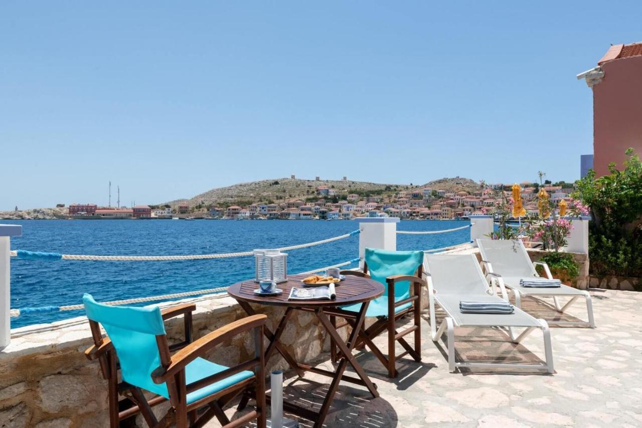 Villa Leleka Chalki Town Bagian luar foto