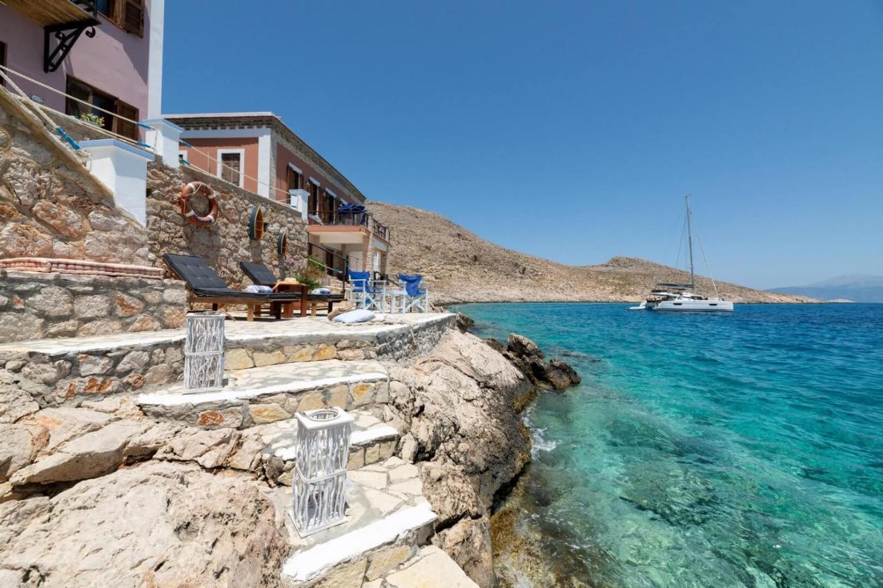 Villa Leleka Chalki Town Bagian luar foto