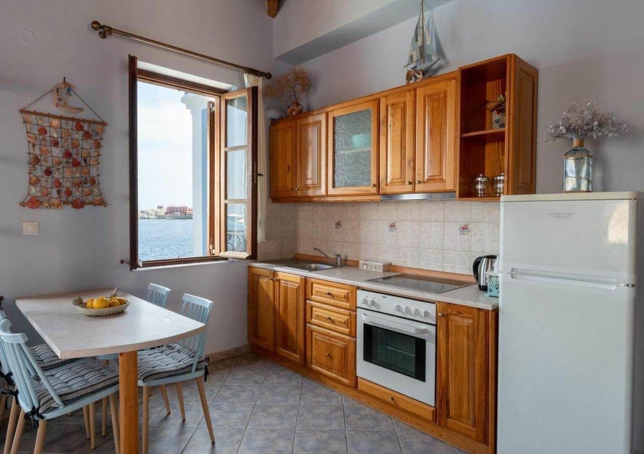 Villa Leleka Chalki Town Bagian luar foto