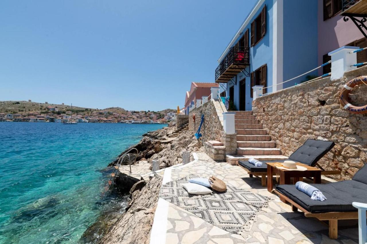 Villa Leleka Chalki Town Bagian luar foto