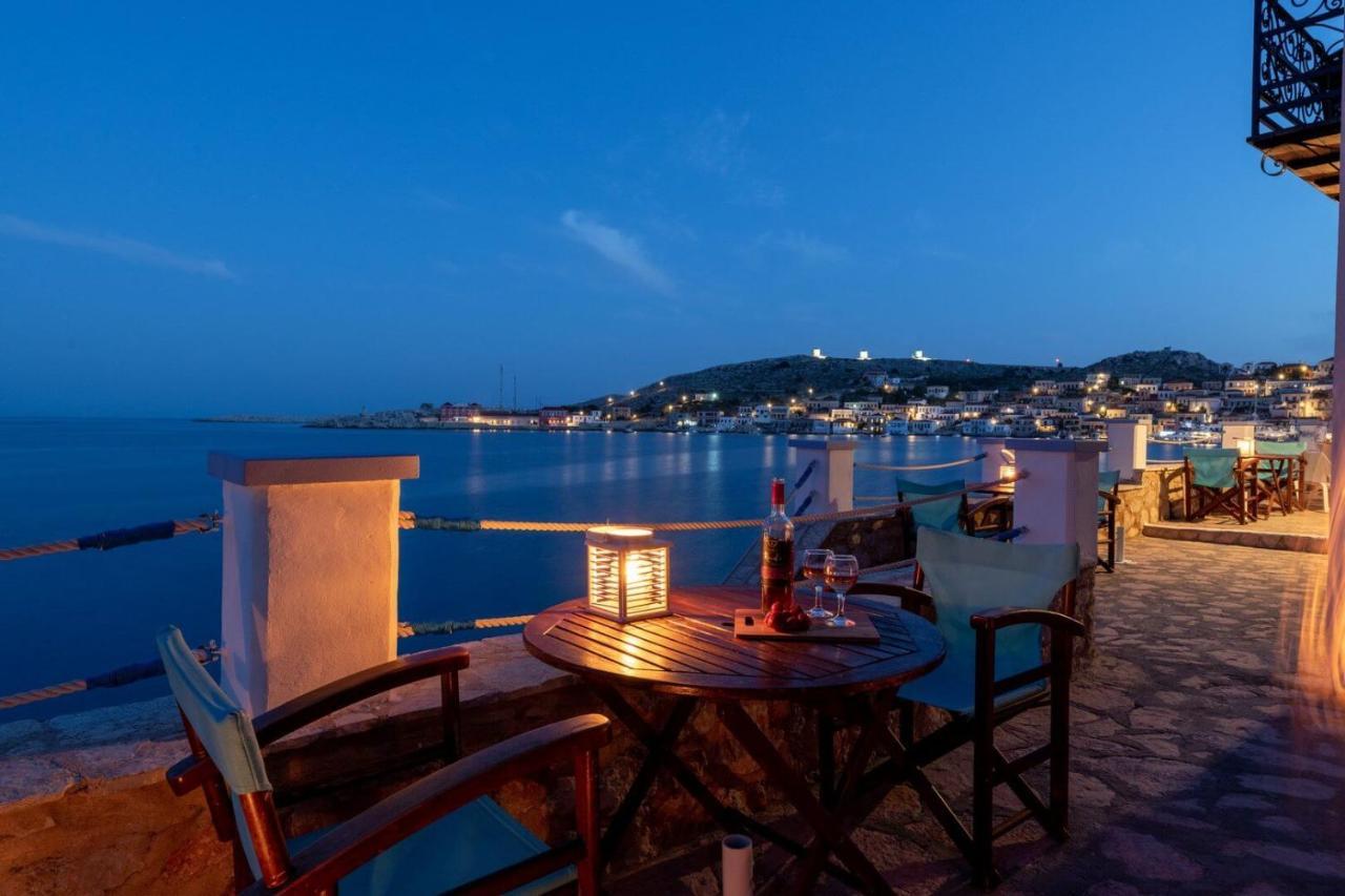 Villa Leleka Chalki Town Bagian luar foto