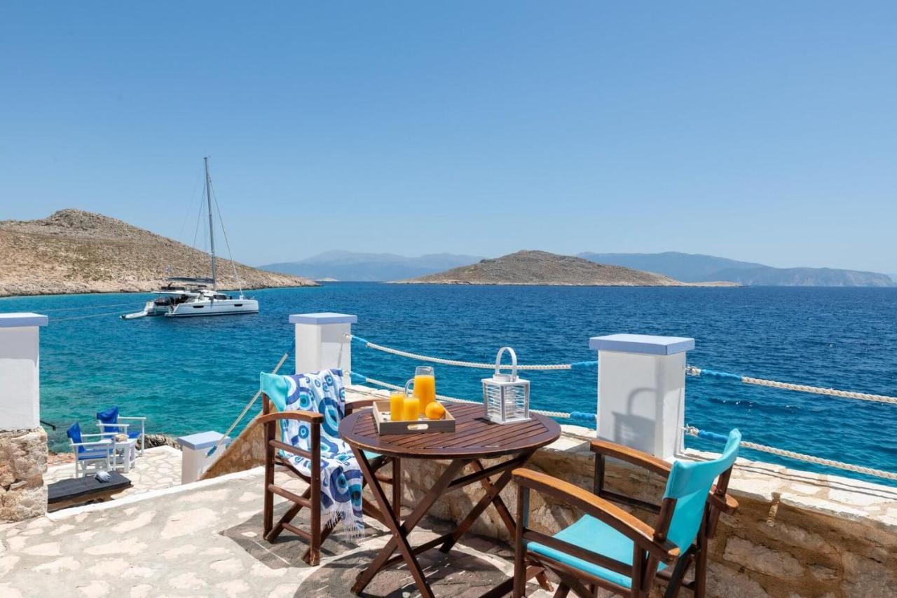 Villa Leleka Chalki Town Bagian luar foto