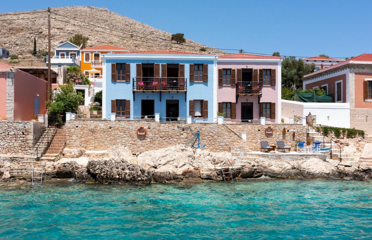 Villa Leleka Chalki Town Bagian luar foto