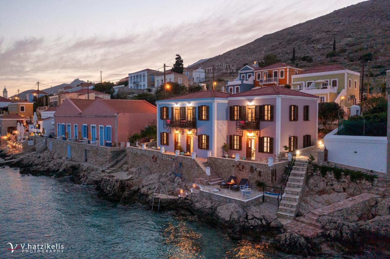 Villa Leleka Chalki Town Bagian luar foto